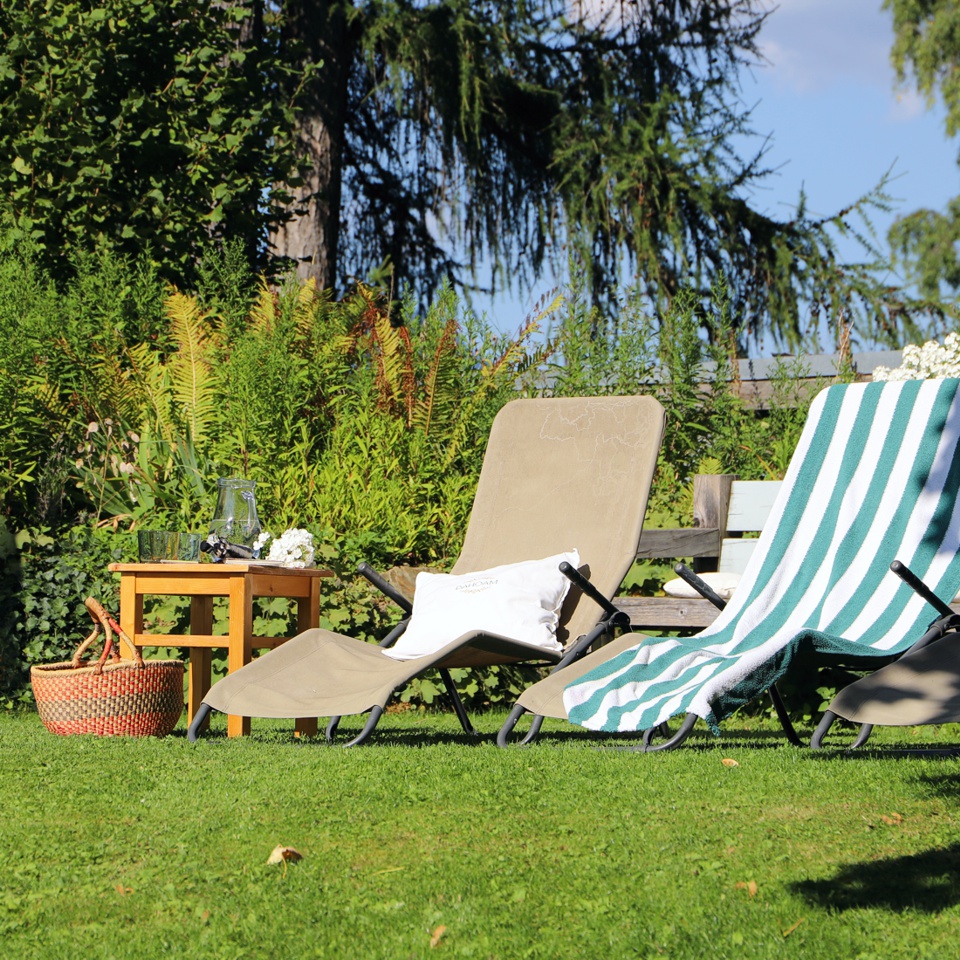 Erholzone im Garten